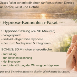Hypnose-Kennenlern-Paket