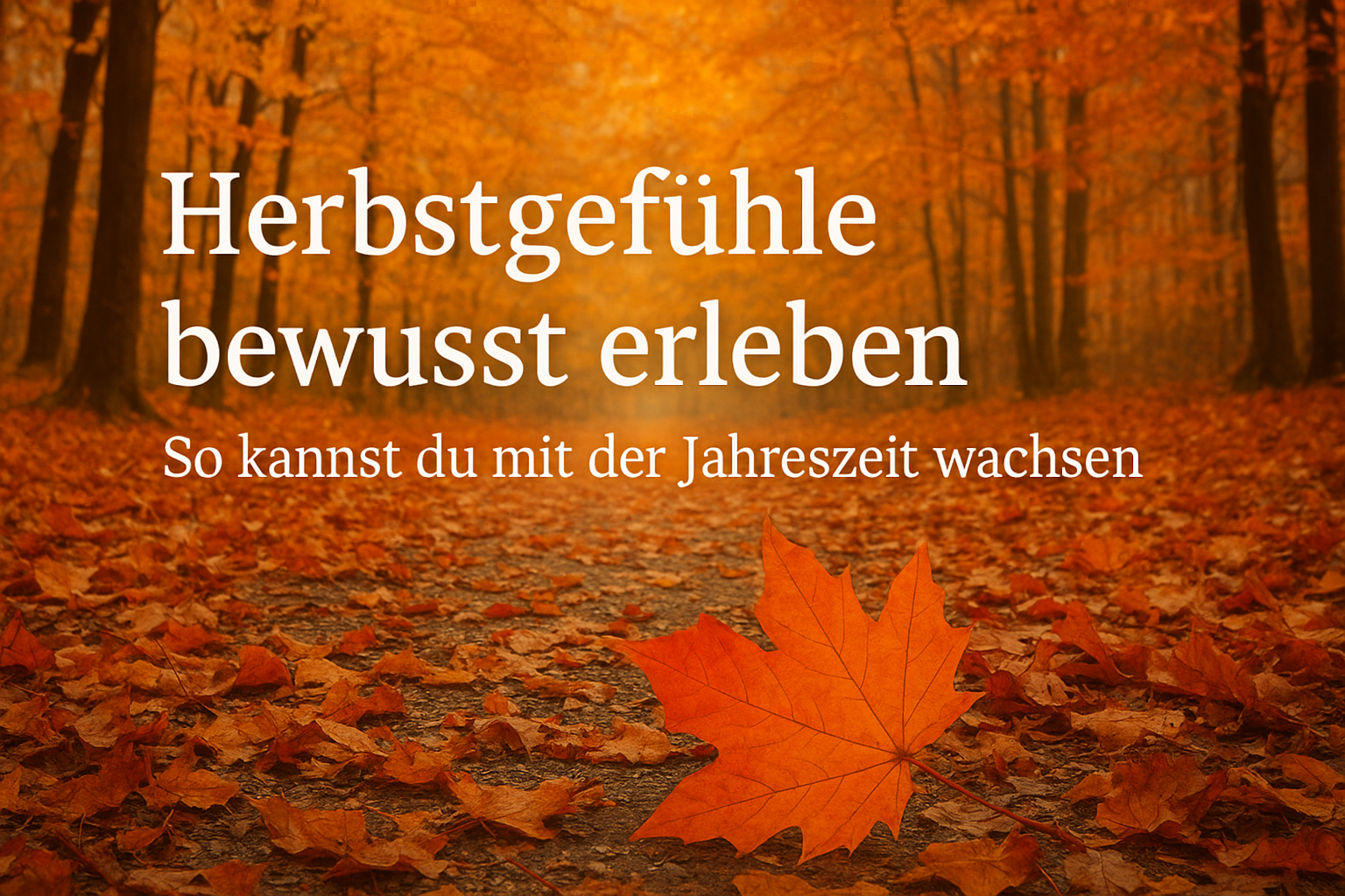 Herbstgefühle bewusst erleben – So kannst du mit der Jahreszeit wachsen-gefuehl.at-Silvia Kaiser
